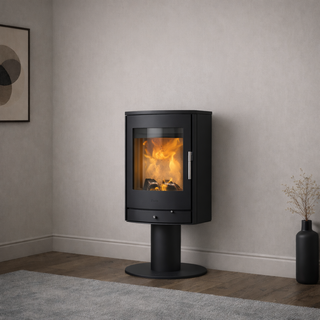 HETA Scan-Line 850M Pedestal Wood Burning Stove - 6.8 kW