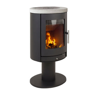 HETA Scan-Line 850 Pedestal Wood Burning Stove - 6.8 kW