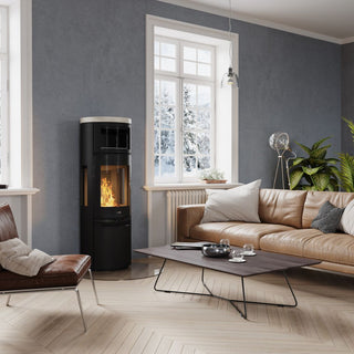 HETA Scan-Line 900B Side Glass Wood Burning Stove - 6.6 kW