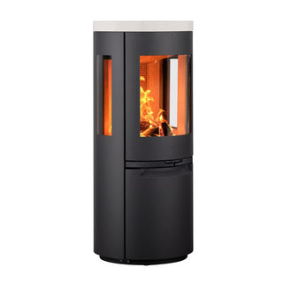 HETA Scan-Line 900 Side Glass Wood Burning Stove - 6.8 kW