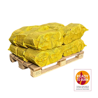Kiln Dried Ash Logs - 12 Large Net Bags