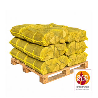 Kiln Dried Ash Logs - 24 Large Net Bags