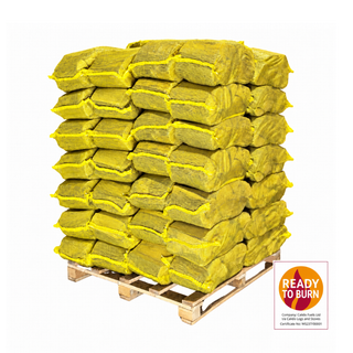 Kiln Dried Ash Logs - 56 Large Net Bags