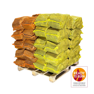 Kiln Dried Ash and Oak Logs - 40 Large Net Bags