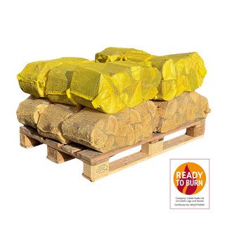 Kiln Dried Birch and Ash Logs - 12 Large Net Bags