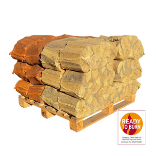 Kiln Dried Birch and Oak Logs - 24 Large Net Bags