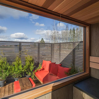 Kirami Finvision Zero Medium Sauna Glass