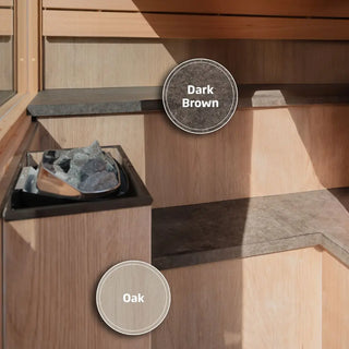 Kirami Finvision Zero Sauna internal colours