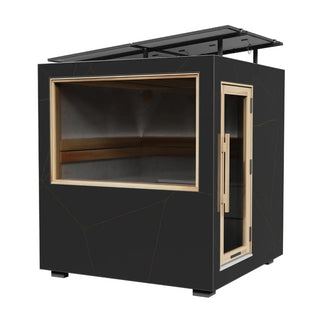 Kirami Finvision Zero Medium Sauna Solar Black