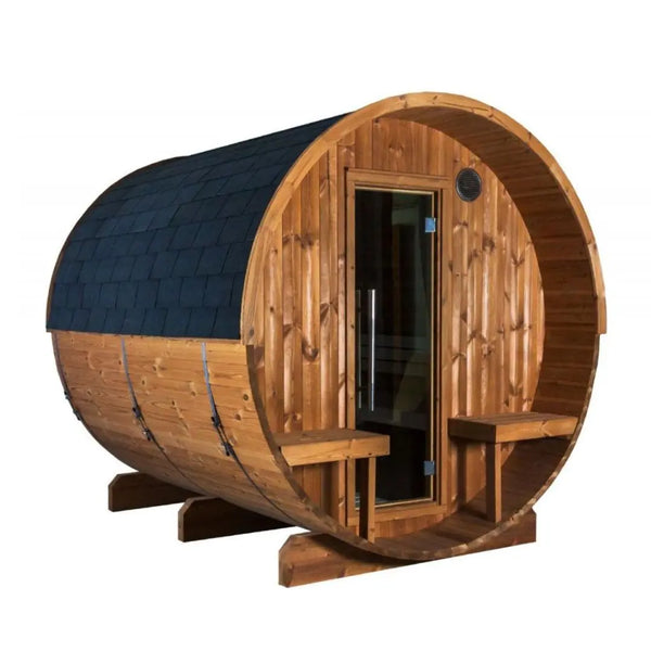 Kirami Harvia Kaski 240 Panorama Canopy Barrel Sauna