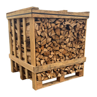 Large Kiln Dried Ash Firewood Crate - Small Logs 2.23m³