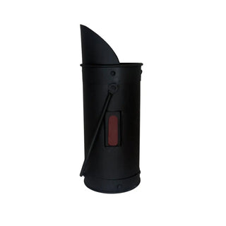 Hearth and Home Metal Match Holder from the side with match striker