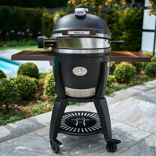 Monolith .55 Kamado Grill Rotisserie with Skewers Included in grill