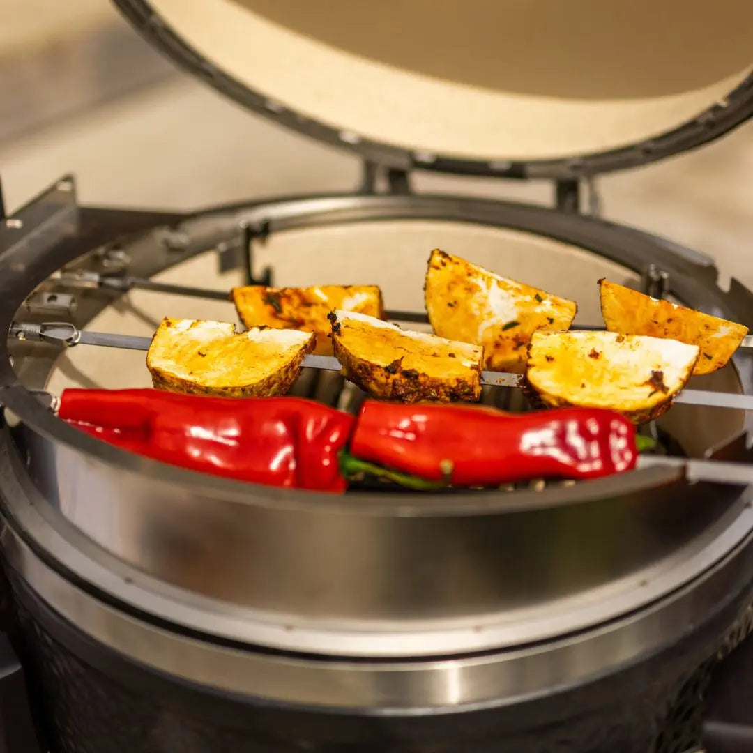 Close up of Monolith Avantgarde kamado grill