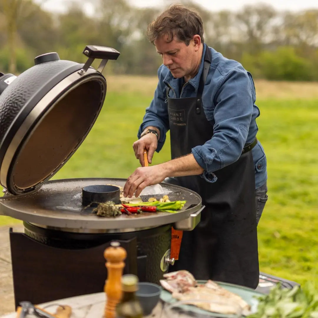 Matt Tebbutt using Monolith Avantgarde kamado grill