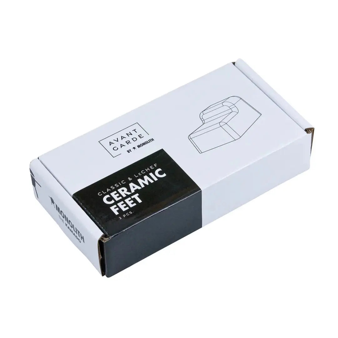 Monolith Avantgarde Ceramic Feet 3 Pack Packaging