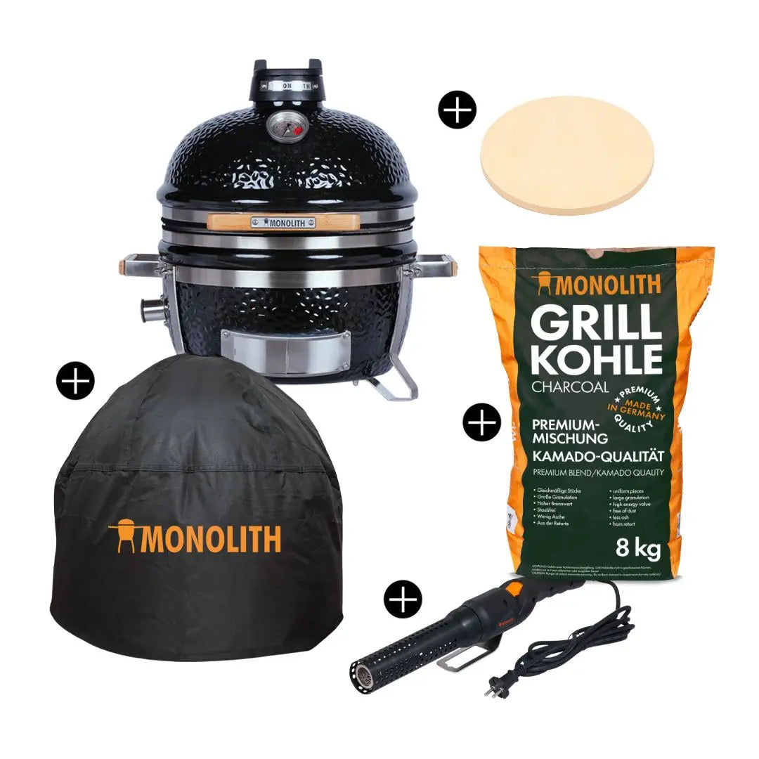 Black Monolith ICON Kamado BBQ Grill Starter Set
