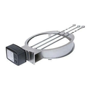 Monolith ICON / JUNIOR Kamado Grill Rotisserie on white background