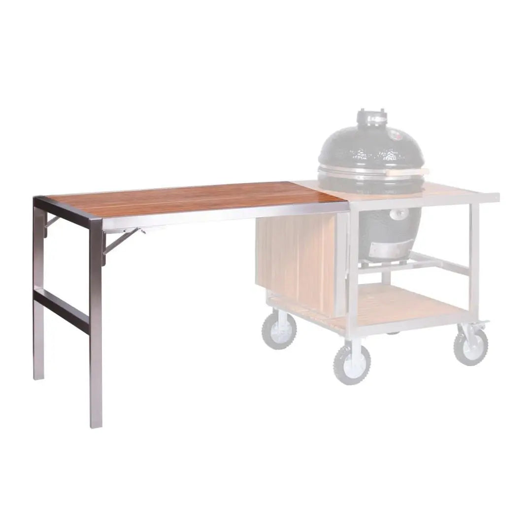 Monolith Kamado Grill .55 .66 Buggy Extension Table on white background