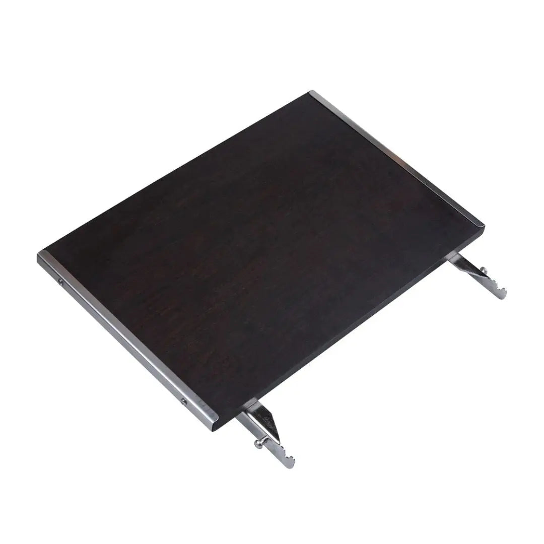 Monolith Kamado Grill 2.0 Heavy Bamboo Side Shelves on white background