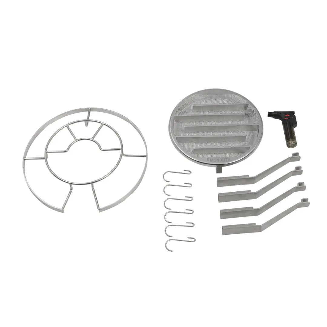 Monolith Kamado Grill Cold Smoke Set on white background