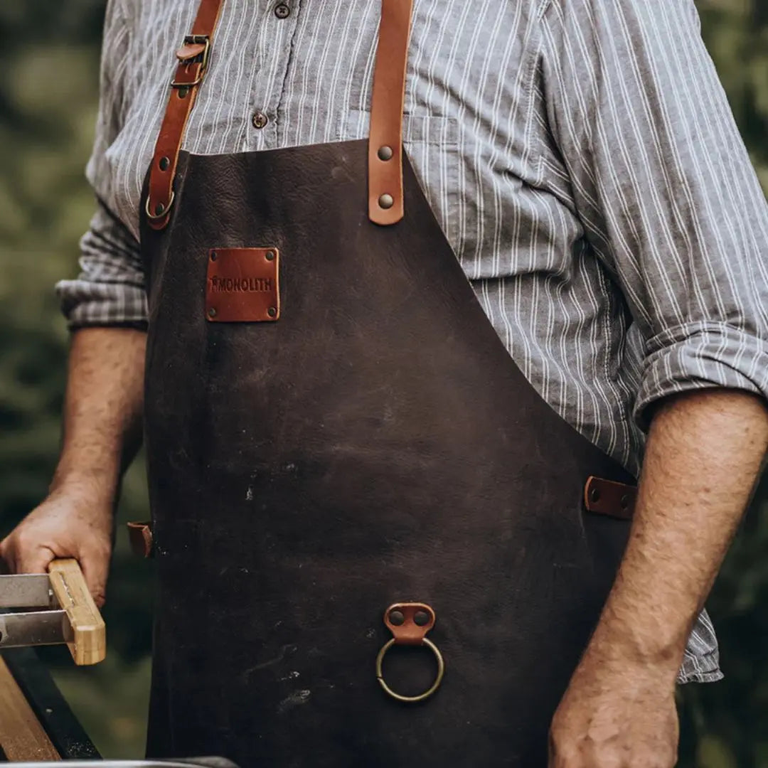Monolith Kamado Grill Leather Apron