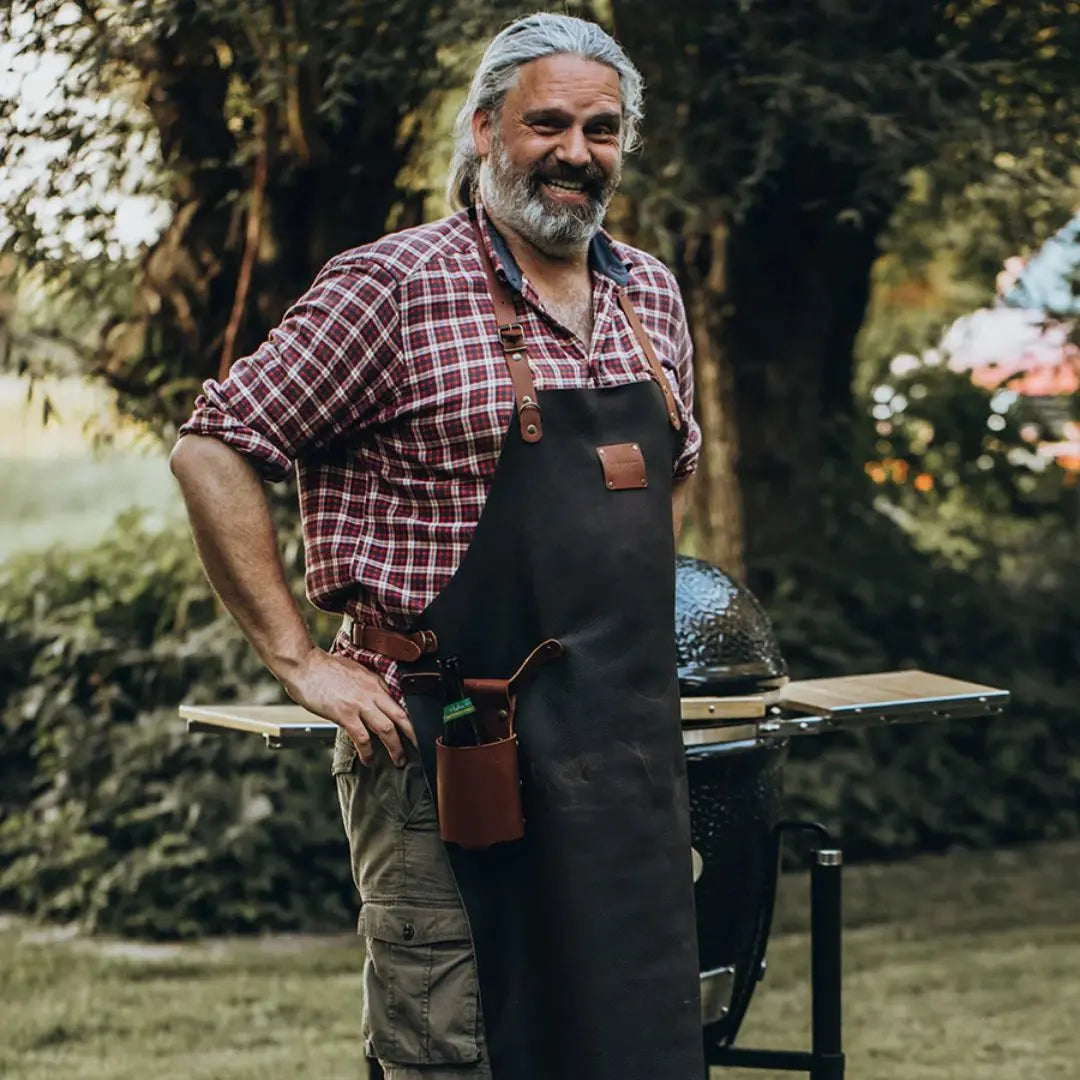 Monolith Kamado Grill Leather Apron
