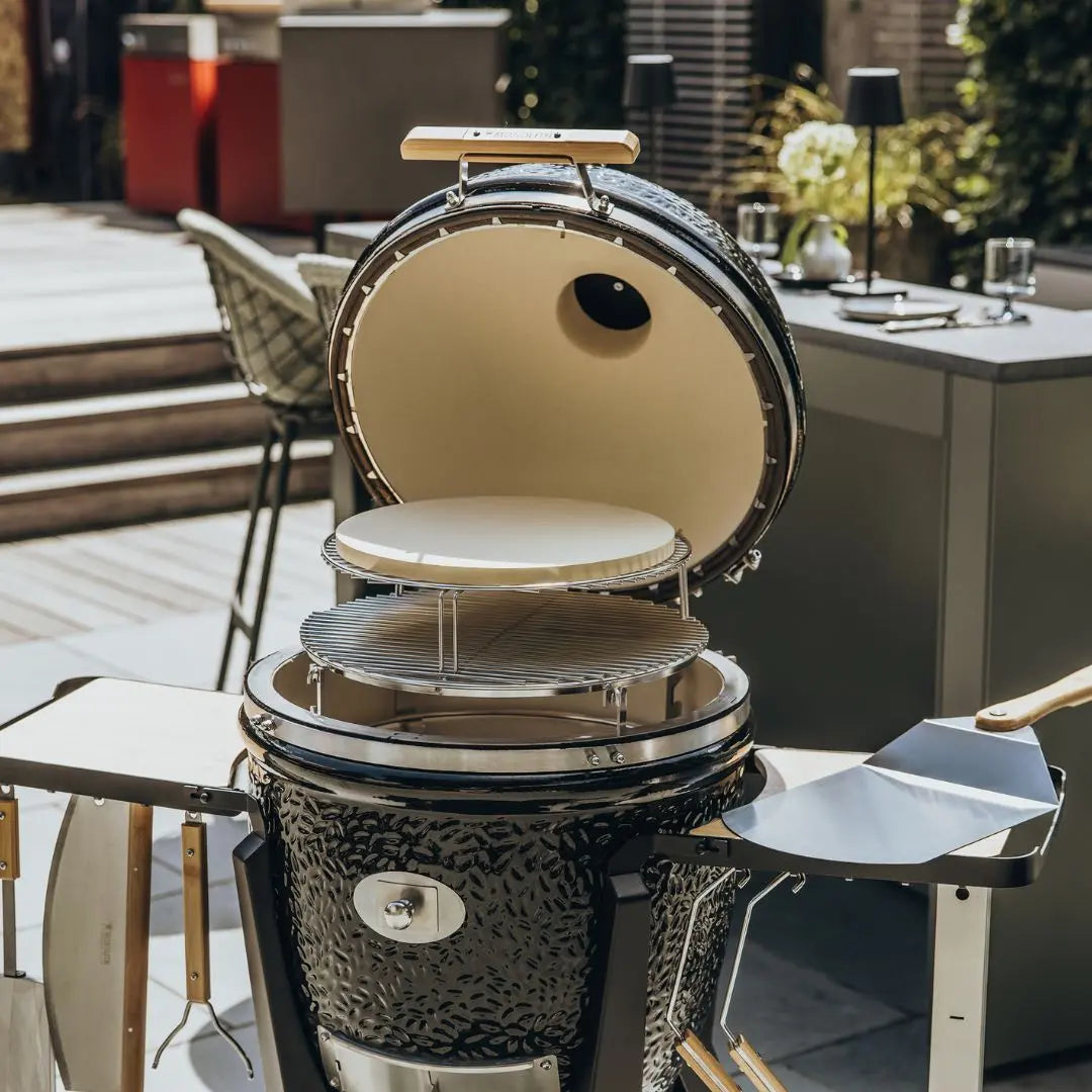Monolith TWO.55 Kamado BBQ Grill on outdoor patio
