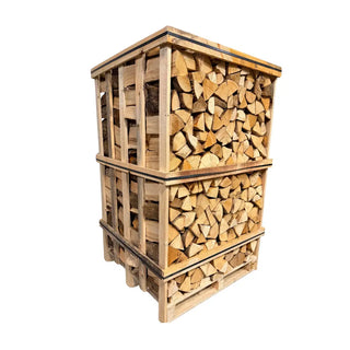Jumbo Kiln Dried Ash Firewood Crate