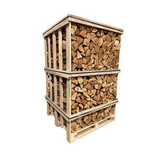 Jumbo Kiln Dried Oak Firewood Crate