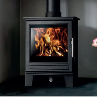 Clock Sudbury Compact MK2 Wood Burning Stove - 5kW
