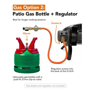 O-Grill Gas Option 2 - Patio Gas Bottle
