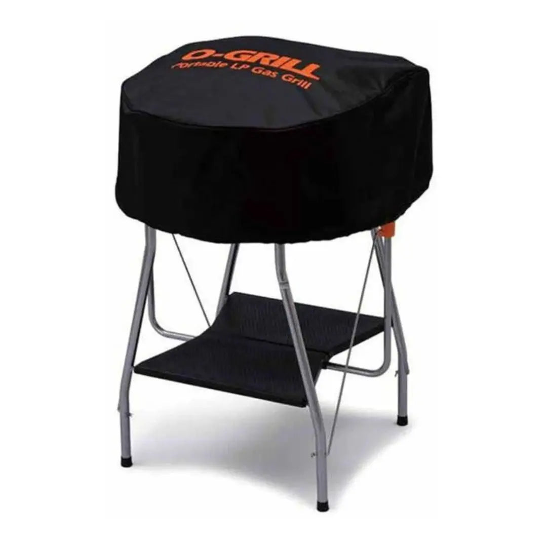 O-Grill portable Gas Grill black cover on a white background