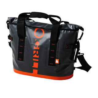 Grey and orange O-Grill cooler bag