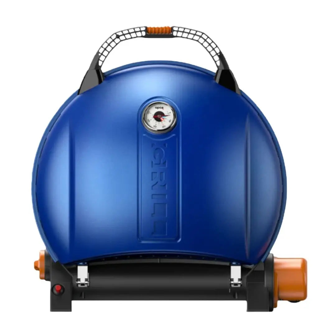 O-Grill 900 Blue Portable Gas Grill BBQ Hero Image