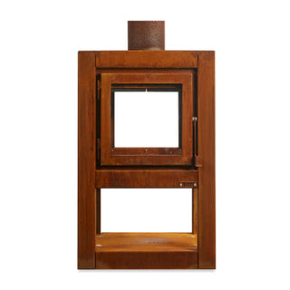 RB73 Quaruba L Mobile Outdoor Heater - CorTen Steel