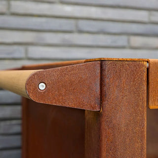 RB73 BBQuar Outdoor Kitchen Trolley Handle Close Up
