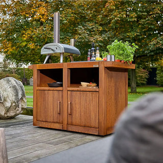RB73 BBQuar Outdoor Kitchen Trolley Lifestyle 1