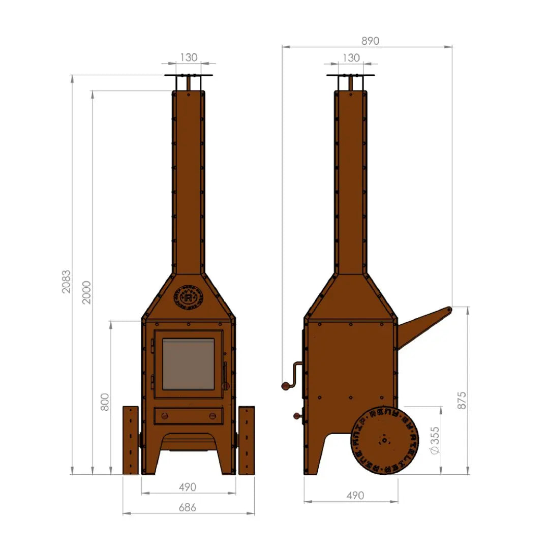 RB73 Bijuga dimensions