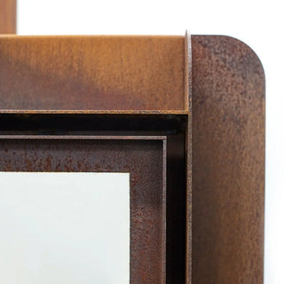 RB73 Fennek 50 Outdoor Fireplace - Compact CorTen Steel Wood Burner product detail view
