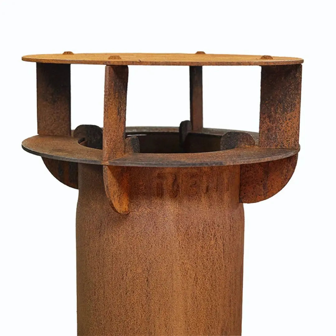 RB73 Fennek 50 Outdoor Fireplace - Compact CorTen Steel Wood Burner product detail view