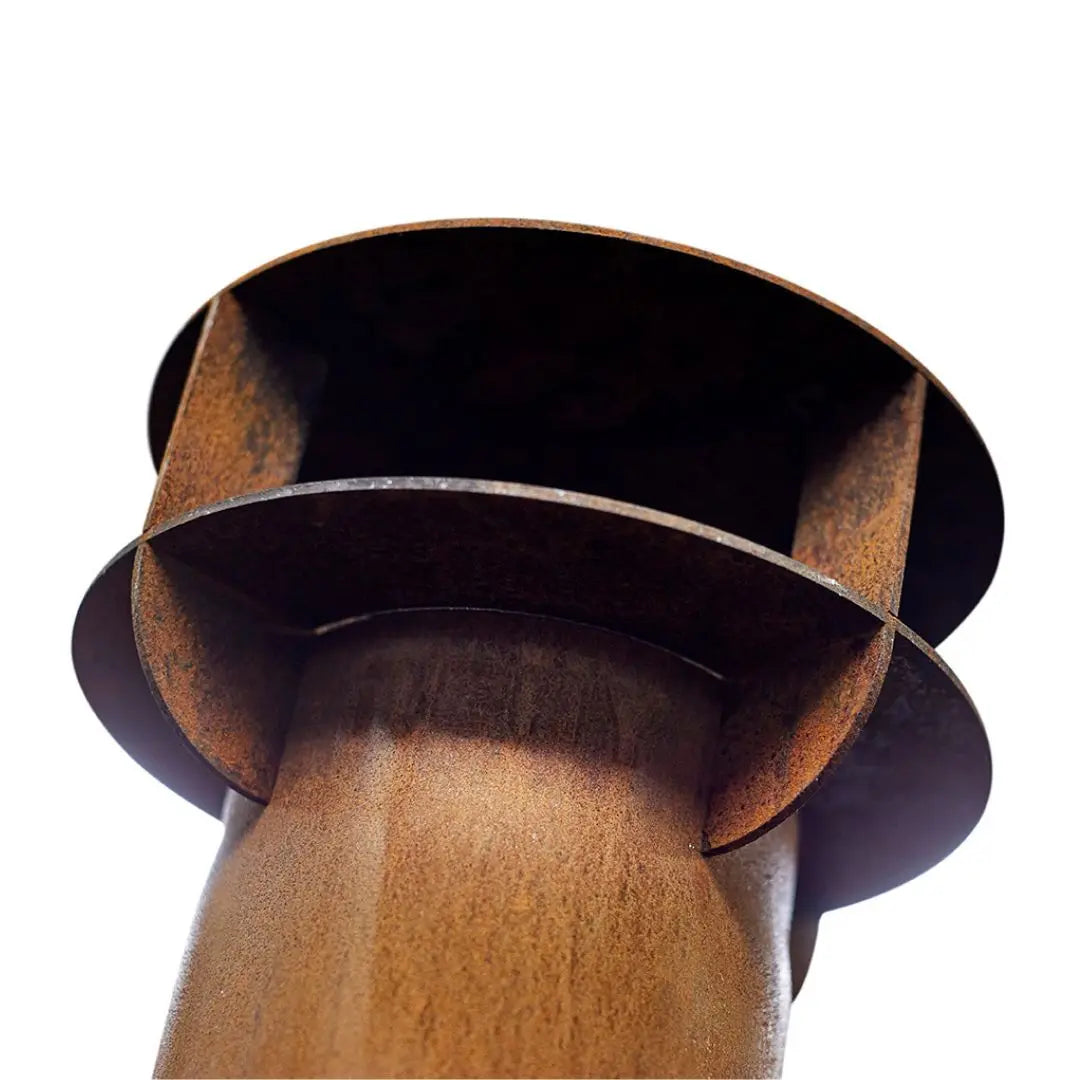 RB73 Fennek 80 Outdoor Fireplace - Large CorTen Steel Patio Heater product detail view