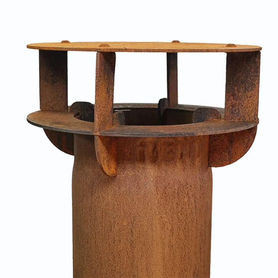 RB73 Fennek 80 Outdoor Fireplace - Large CorTen Steel Patio Heater product detail view