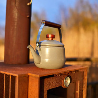 RB73 Quercus Outdoor Fireplace & Oven - CorTen Steel Wood Burner product detail view