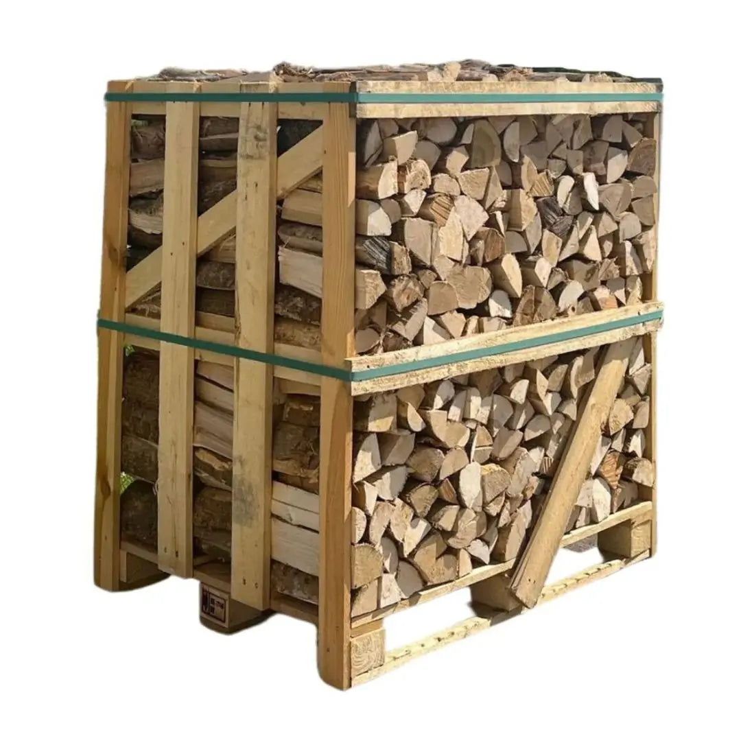 Standard Kiln Dried Ash Firewood Crate - Small Logs