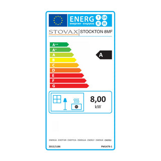 Stovax Stockton 8 Eco Twin Door Multi Fuel Stove - 8kW