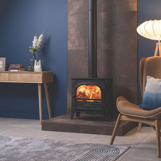 Stovax Stockton 5 Wide Single Door Multi Fuel Stove - 5 kW