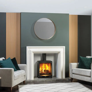Stovax Vogue Medium Stove in fireplace surround