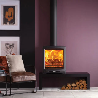 Stovax Vogue Medium Stove on bench