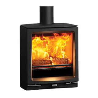 Stovax Vogue Medium Slimline Multi Fuel Stove - 5 kW on white background